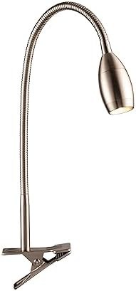 Lumos Brushed Nickel Clip-on Spotlight