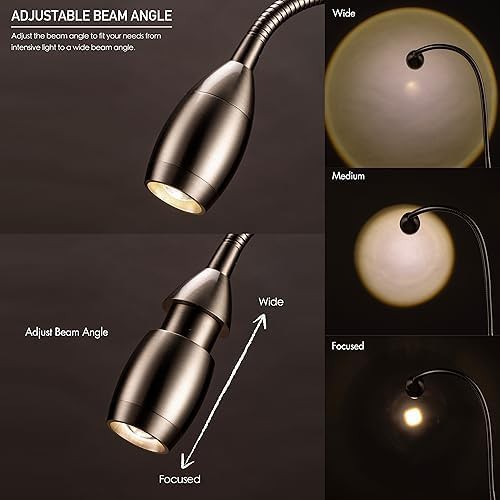 Lumos Brushed Nickel Clip-on Spotlight — photo 3