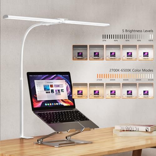 White Architect Workbench LED Lamp — photo 4