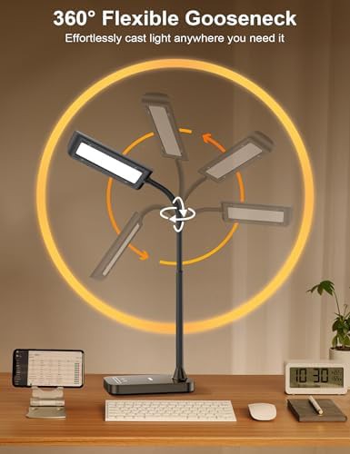 Flexible Gooseneck LED Lamp with USB Port — photo 5