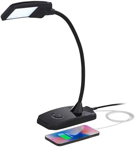 Ricky black gooseneck desk lamps set — photo 3