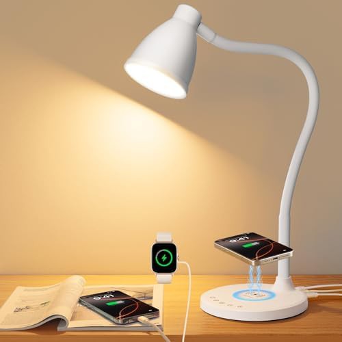 Modern Desk Lamp with Wireless Charger
