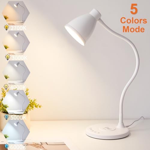 Modern Desk Lamp with Wireless Charger — photo 4