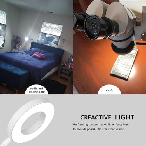 White Clamp On Reading Light for Bed — photo 5