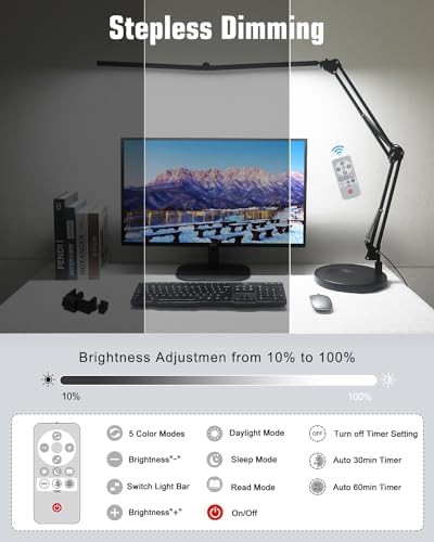 Double Head LED Lamp with Remote Control — photo 4