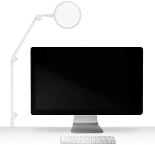 White Edge 2.0 LED Swing Arm Desk Lamp — photo 3