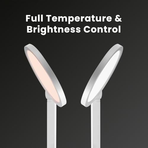 White Edge 2.0 LED Swing Arm Desk Lamp — photo 5