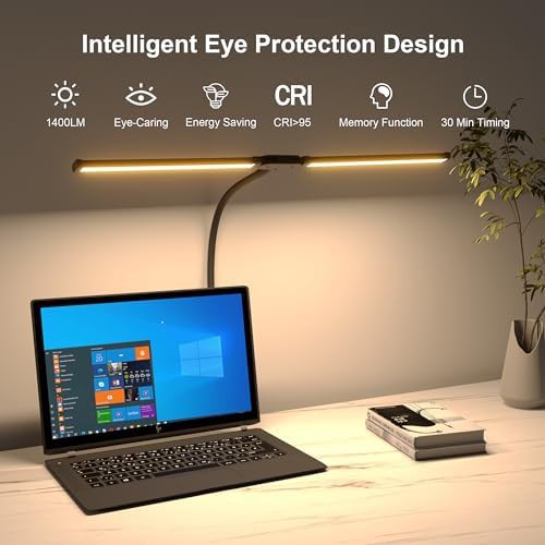 Dual Head LED Clamp Lamp with USB — photo 4