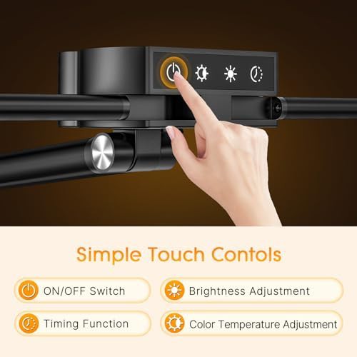 Double Head Clamp Lamp with Gesture Sensor — photo 3