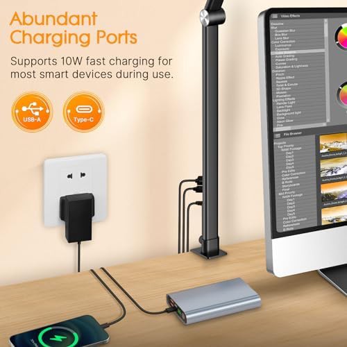 Double Head Clamp Lamp with Gesture Sensor — photo 4