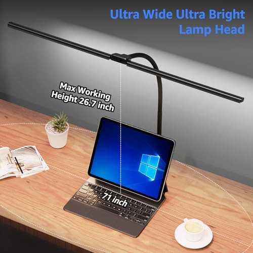 Bright Double Head Monitor Task Lamp — photo 3