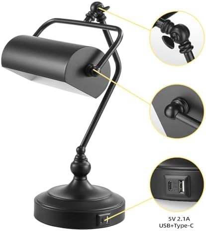 Black Vintage Piano and Desk Lamp — photo 3