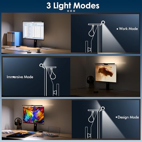 Gray Dual Light Monitor Bar with Remote — photo 3