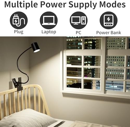 USB Powered Clip On Reading Light — photo 5