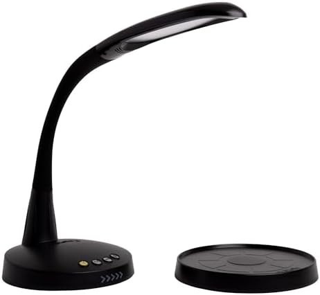 Black Portable Rechargeable Task Lamp