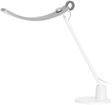 Genie Matte Silver Compact Desk Lamp