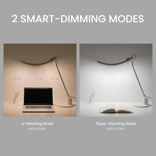 Genie Matte Silver Compact Desk Lamp — photo 3