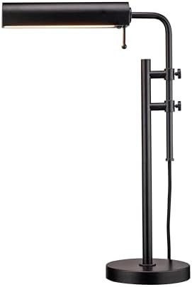 Aurora Industrial Black Swing Arm Lamp