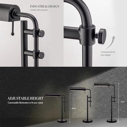 Aurora Industrial Black Swing Arm Lamp — photo 3