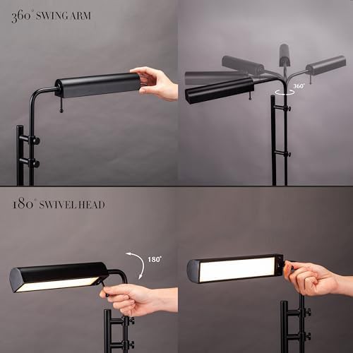 Aurora Industrial Black Swing Arm Lamp — photo 4