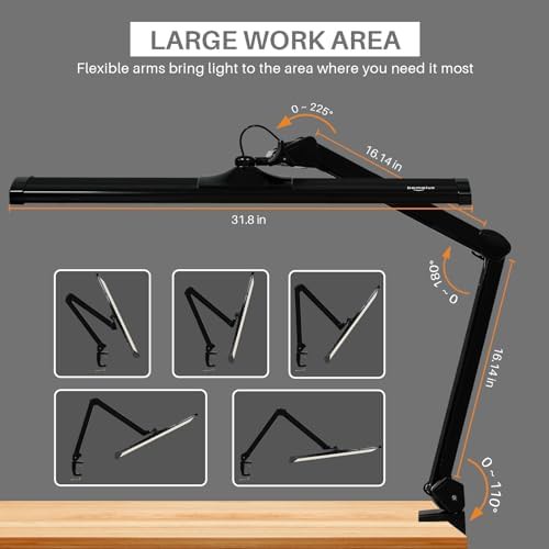 Architect Desk Lamp with Clamp Black — photo 4