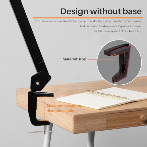 Architect Desk Lamp with Clamp Black — photo 5
