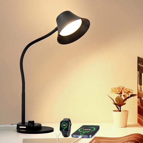 Black Fully Dimmable Bedside Lamp