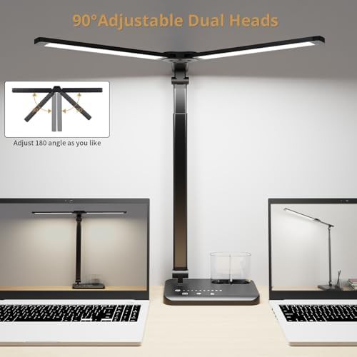 Dual Head LED Lamp with USB Ports — photo 4