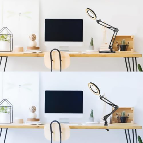 Two-in-one magnifying glass with light and stand — photo 4
