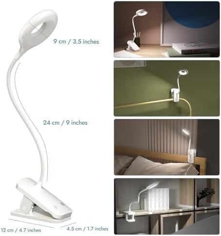 Rechargeable Clip on Reading Light 2 Pack — photo 4