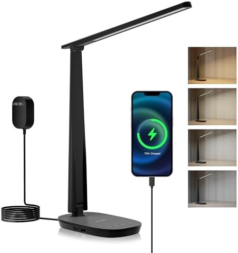 Full Spectrum USB Charging Desk Lamp