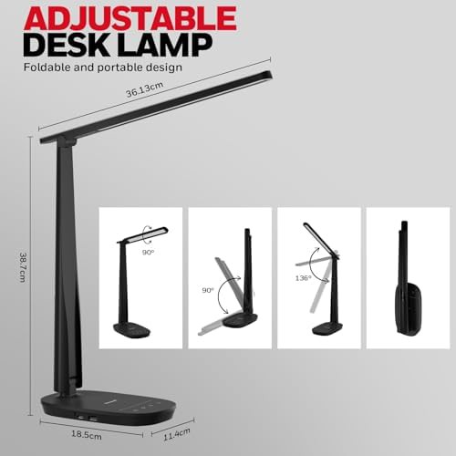 Full Spectrum USB Charging Desk Lamp — photo 3