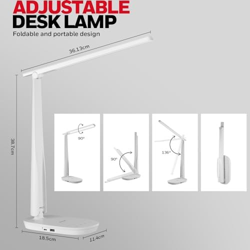 Full Spectrum LED Lamp with USB Charging — photo 3