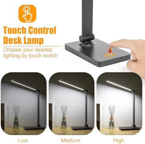 Rechargeable Eye Caring Office Desk Lamp — photo 3