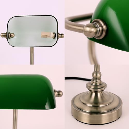 Bankers Lamp Set with Wireless Charging Port — photo 4