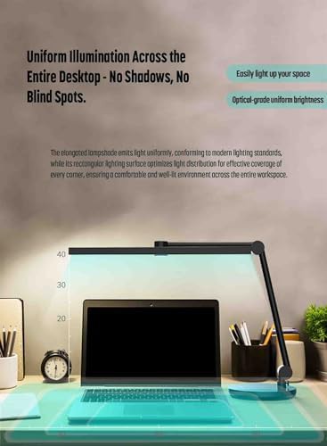 White ArchDesk foldable eye protection lamp — photo 3