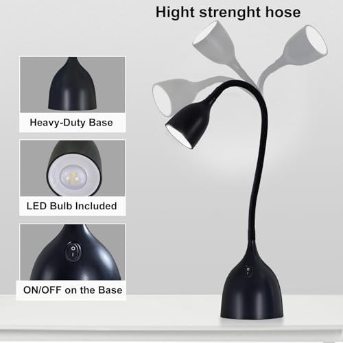 Modern Black LED Reading Light for Office — photo 3