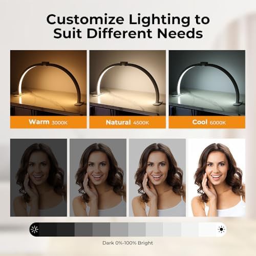 Half Moon LED Lamp for Nail Desks — photo 4