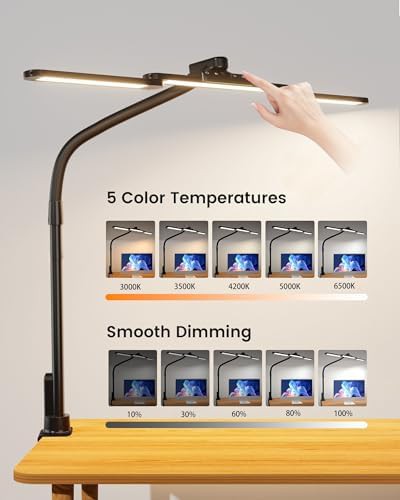 Hand Wave Control Architect Clamp Lamp — photo 4
