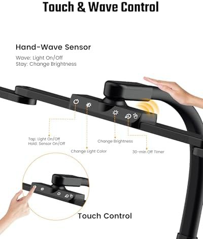Hand Wave Control Architect Clamp Lamp — photo 5
