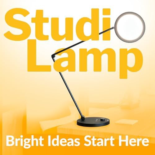 White Studio Lamp for Office Work — photo 3