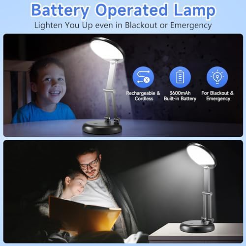 Foldable Portable Rechargeable Desk Light — photo 5