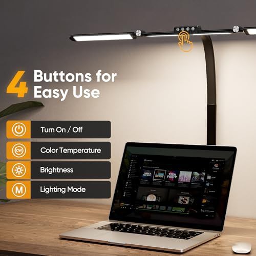 Large architect desk lamp with metal clamp — photo 4