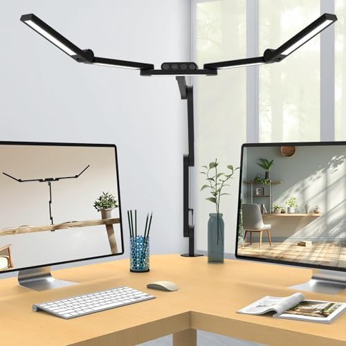 Architect Desk Lamp with Five Light Bars