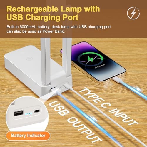 Rechargeable Cordless Lamp with Timer — photo 4