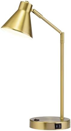 Astrum Antique Brass Metal Desk Lamp