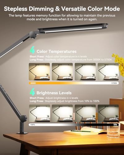 Clamp-on Table Light for Painting — photo 3