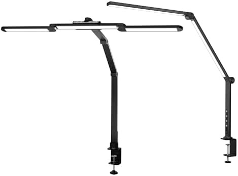 Adjustable Swing Arm Clamp Desk Light