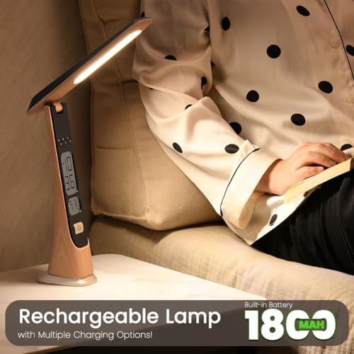 Rechargeable Foldable Lamp with Time Display — photo 3