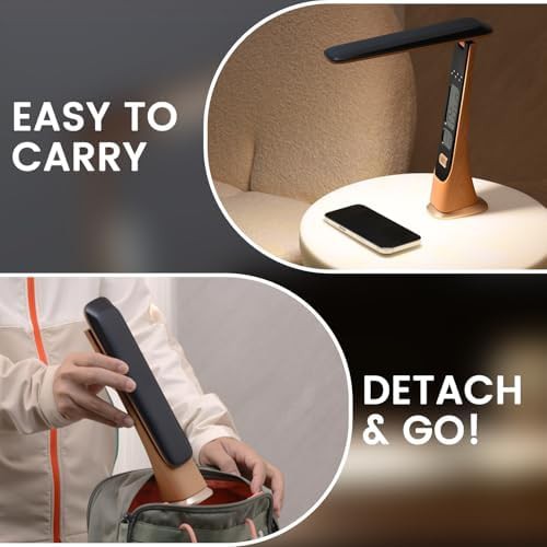 Rechargeable Foldable Lamp with Time Display — photo 4
